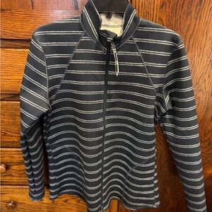 Carve Designs Navy and White Striped Jacket